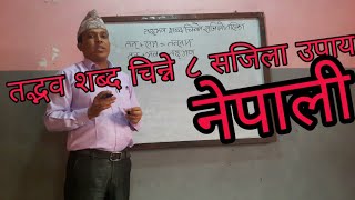 नेपाली तद्भव शब्द चिन्ने सजिला ८ उपाय  Nepali Bhasa ra vyakaranAgni Koirala [upl. by Atorod]