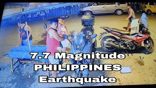 Earthquake Again 77 MagnitudeDec 223 around 1047PMDavao City Philippines [upl. by Onnem]