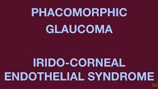 Glaucoma Session 18 Secondary AngleClosure Glaucoma Part 1 LensIOLinduced ICE syndrome [upl. by Connelly362]