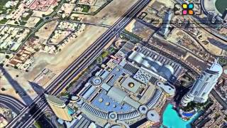 Burj Khalifa Pinnacle Panorama  360 degree image [upl. by Ettedo]