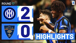 INTERLECCE 20  HIGHLIGHTS  Bisseck scores his first for Inter  Serie A 202324 [upl. by Kevyn]