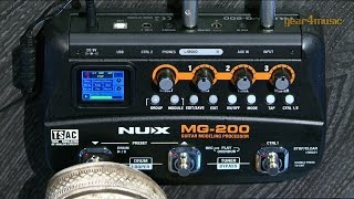 NUX MG200 Multi Effects Pedal [upl. by Oina]