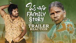 Oka chinna Family story trailer Reaction  gangavva react  Anil geela [upl. by Den]