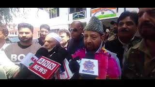 KNSVIDEO •PDF Chairman Hakeem Yaseen files Nomination Papers for KhanSahab constituencyECIS [upl. by Aurelie]