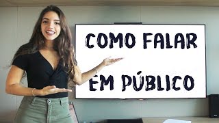 COMO FAZER BOAS APRESENTAÇÕES E FALAR EM PÚBLICO  Débora Aladim [upl. by Nitsrik814]