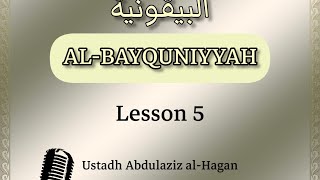 Exp Al Bayquniyyah Lesson 5 [upl. by Ranna767]