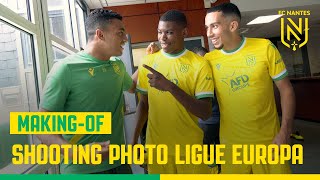 Makingof  Le shooting photo du maillot de Ligue Europa [upl. by Annehs]