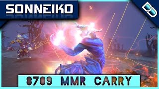 SoNNeikO Leshrac ✪ 8709 MMR CARRY Full Game ✪ DOTA2 [upl. by Ellenuahs]