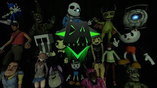 DAGames Medley SFM Song Animation [upl. by Fleeman]