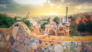 Exploring Park Guell  Barcelonas Architectural Gem  Beautiful Places [upl. by Ameluz]