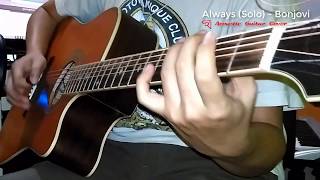 Always Solo  Bonjovi  Acoustic Guitar Cover [upl. by Ajiat]