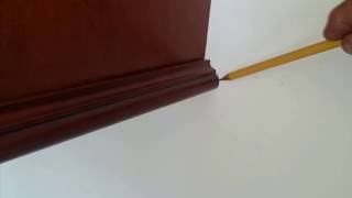 Tips on installing under cabinet light skirt molding [upl. by Drannek493]