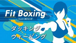 プロインストラクターが「Fit Boxing」の正しい動きをレクチャー！ ②ダッキングウィービング編 [upl. by Htur]