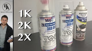 The difference between 1K 2K and 2X clear coat [upl. by Rodrick]