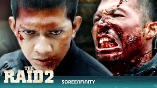 Rama Takes On Assassin In An EPIC FIGHT  Fight Scene  The Raid 2  Screenfinity [upl. by Lisabeth]