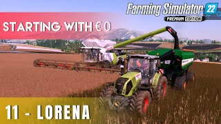 LORENA 11  Timelapse FS22  Harvesting mustard seeds [upl. by Kazim]