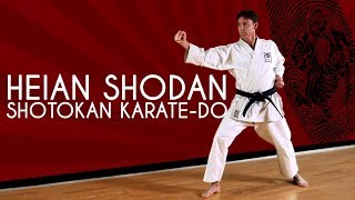 Heian Shodan  Shotokan Karate Kata JKA [upl. by Asimaj]