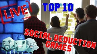 Top 10 Social Deduction Games [upl. by Tades]