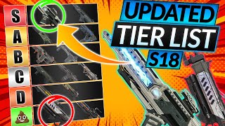 New UPDATED GUNS TIER LIST  BEST Weapons Mid Season 18  Apex Legends Guide [upl. by Atnwahs]