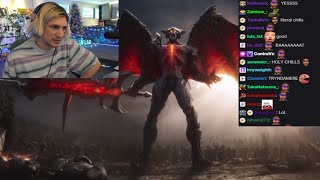 xQc Reacts to League of Legends Season 2024 Trailer [upl. by Alidis158]