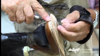 Vittorio Spernanzoni  Bentivegna construction italian shoes handmade [upl. by Jadda]