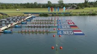 Mens Eight Rowing Heats Highlights  London 2012 Olympics [upl. by Notneb]