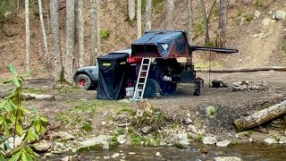 Walk around of my custom Smittybilt scout trailer whale camping off road and off grid [upl. by Romelda]