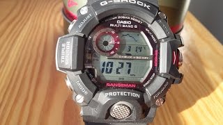 Rangeman GW9400 how to check Baro Alarm in you triple sensor Gshock [upl. by Redienhcs]