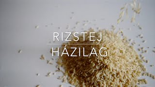 Házi nyers rizstej  barna rizsből  video recept [upl. by Mathis]