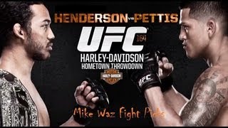 UFC 164 Benson Henderson vs Anthony Pettis 2 Predictions Smooth vs Showtime II [upl. by Desdamonna]