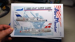 AeroMaster 148 F100D Super Sabre Pt2 North American 슈퍼세이버 48718 Review [upl. by Everson474]