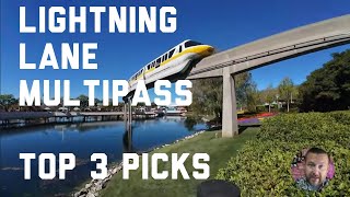 Lightning Lane Multipass My top 3 picks for each park at Walt Disney World [upl. by Kaitlin]