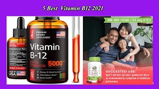 5 Best Vitamin B12 2021 [upl. by Analeh]