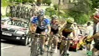 TOUR DE FRANCE 2005COURCHEVEL parte 3 [upl. by Marlane460]