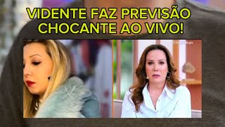 CHOCANTE Vidente faz previsão ao vivo no SBT “O ciclo dele chegou ao fim” [upl. by Dahle469]