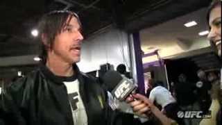 UFC on FOX 9 Anthony Kiedis Interview [upl. by Aizitel354]