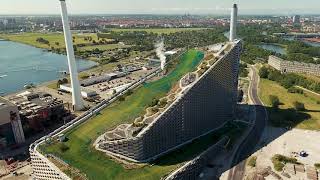 BIG opens Copenhill power plant topped with rooftop ski slope in Copenhagen [upl. by Aihsekan]