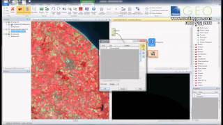 Two Minute Tip  Create an NDVI in ERDAS IMAGINE  featuring the Spatial Modeller and Landsat 8 [upl. by Ck]