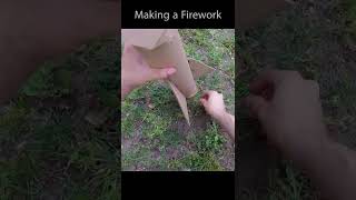 Making a Massive Firework shorts [upl. by Toland]