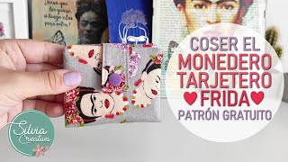 Coser el monedero tarjetero Frida  patrón gratuito [upl. by Anirres]