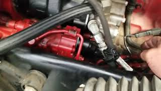 CUMMINS ISX SINGLE CAM NOISE CAUSE BY FUEL SISTEM PART2 [upl. by Eekram738]