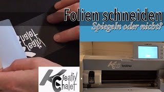 Folien schneiden mit dem Schneideplotter [upl. by Maurey]