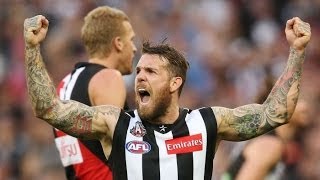 ANZAC Day 2014 Collingwood highlights vs Essendon [upl. by Turtle]