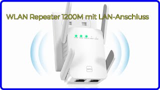 BEWERTUNG 2024 WLAN Repeater 1200M mit LANAnschluss WESENTLICHE Einzelheiten [upl. by Nagaer433]