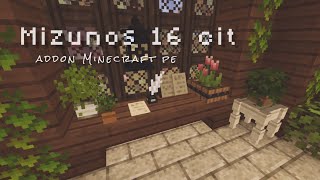 Review completa de Mizunos 16 Cit addon  Minecraft pe 🌱✨ [upl. by Norford]