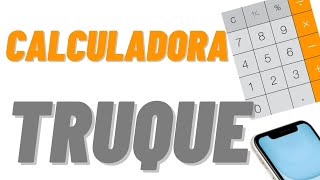 Truque calculadora iPhone [upl. by Atterol]