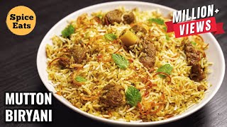 SIMPLE MUTTON BIRYANI FOR BEGINNERS  MUTTON BIRYANI WITH BIRYANI MASALA  MUTTON BIRYANI RECIPE [upl. by Adien]