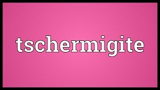 Tschermigite Meaning [upl. by Einwat]