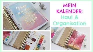 MEIN KALENDER  HAUL ORGANISATION amp UNPACKING Webster Pages Unpacking [upl. by Nairod493]