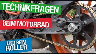 Technikfragen für die Zweiradprüfung Motorrad und Roller [upl. by Lolande]